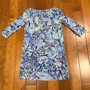 Lilly Pulitzer 3/4 Sleeve Dress in Size Medium (6-7)